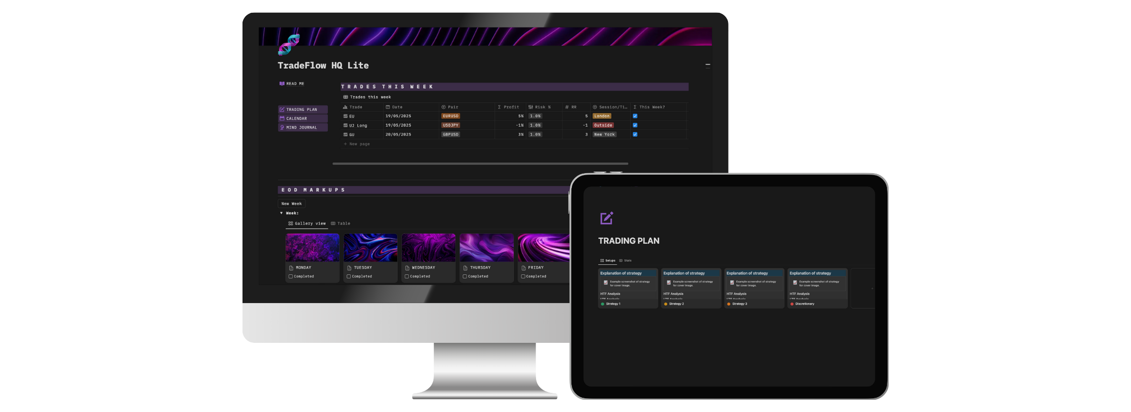 TradeFlow Lite Template Preview